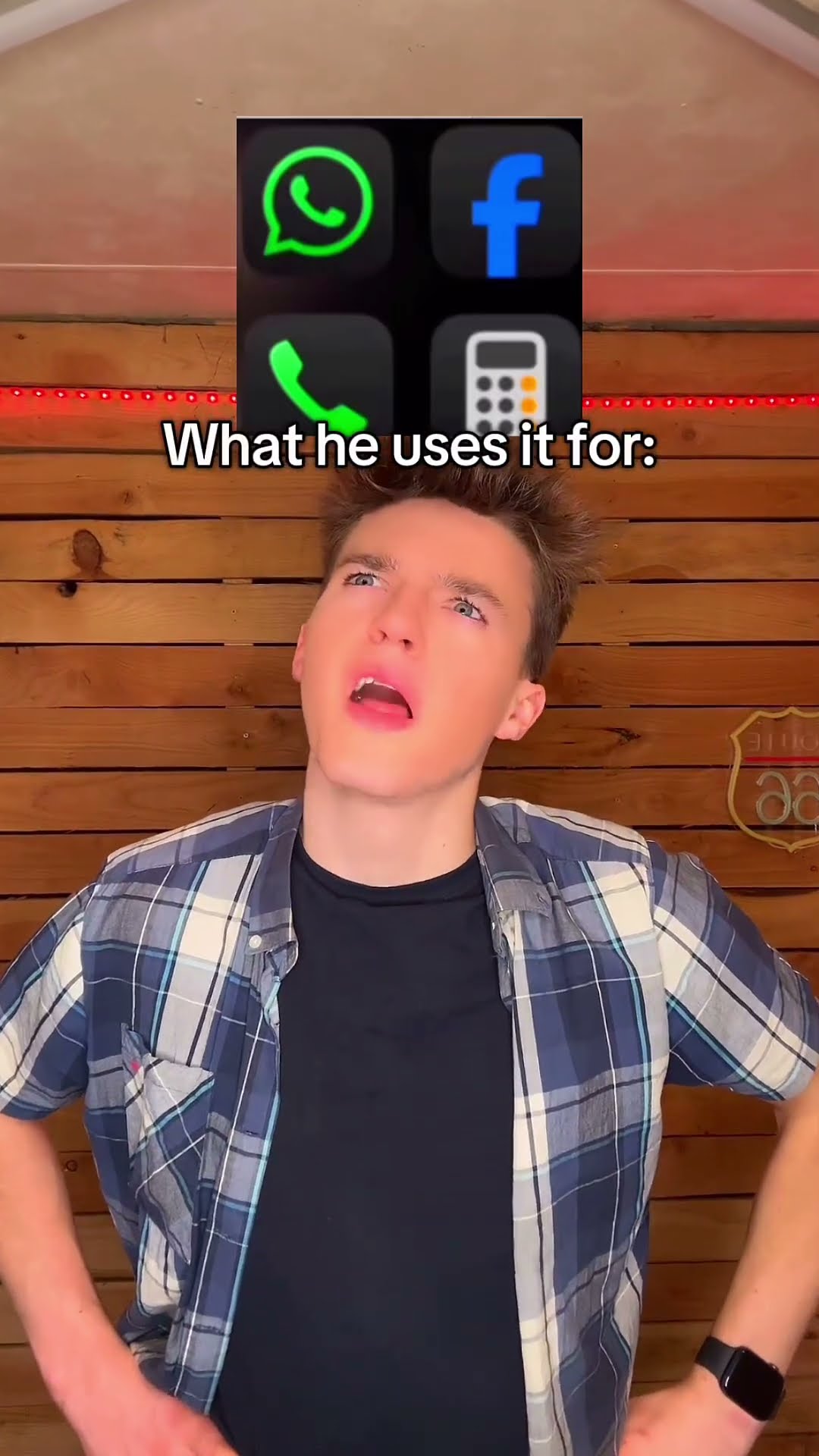 My dad’s Phone vs what he uses it for….   @Onevilage