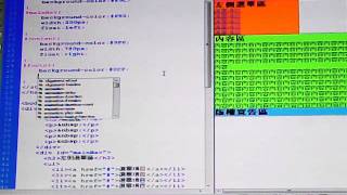 1030804-網頁設計-07 雙欄式版型