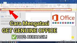 cara menghilangkan get genuine office di microsoft office (word, excel, power points)