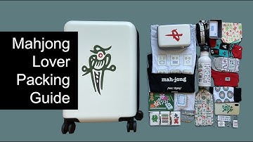 Mahjong lovers travel packing guide - Mahjong anywhere anytime 麻雀(麻將)迷出行記 #mahjong #travel #packing