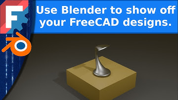 3D - Beginners introduction to rendering FreeCAD models in Blender.