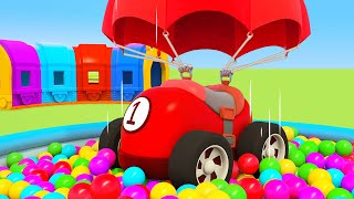 Helper cars & Jumping Cars! Full episodes of car cartoons for kids. Learn colors for kids.