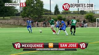 Mexiquense 🆚 San José Cuaro Domingo United States  Soccer League Olympic Park #yodeportes