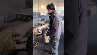 From Wreckage to Scrap: The Truck Dismantling Process #truck #damage #recycling