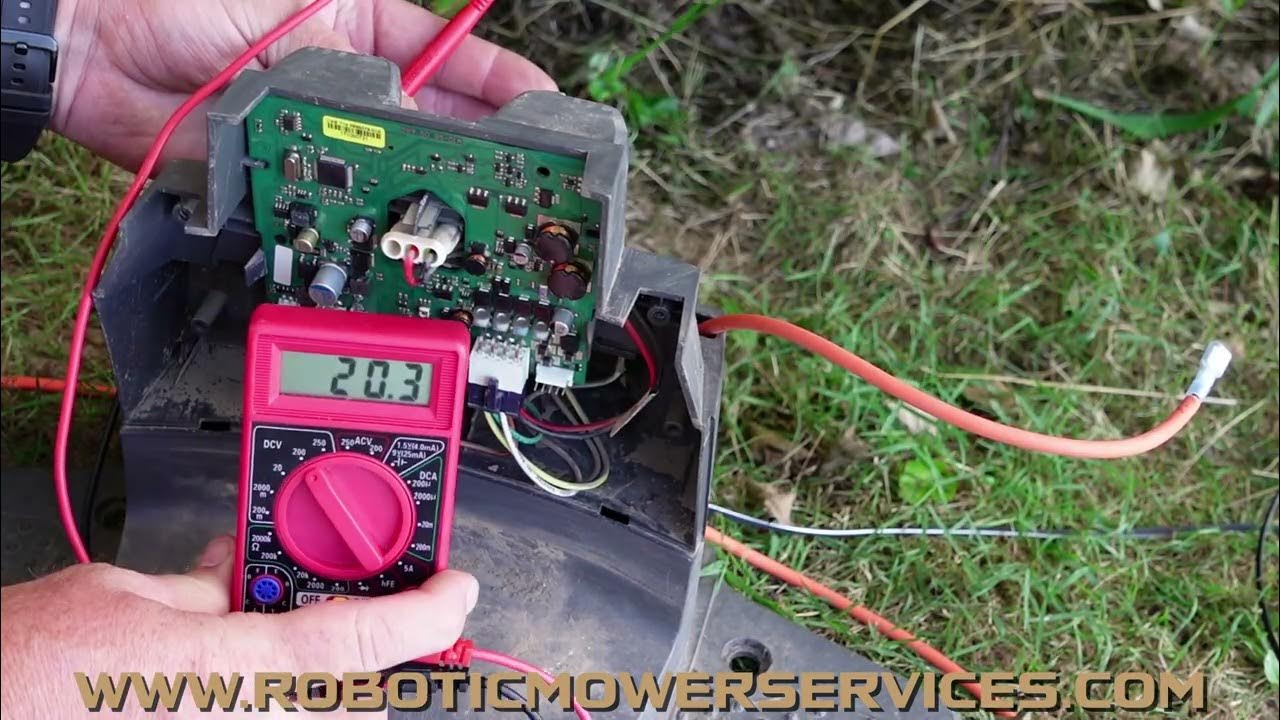 Testing Charging Station Output Voltage (Husqvarna Automower No Loop