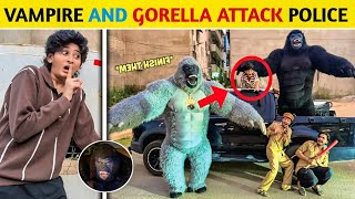 Vampire Yt And Gorella Attack On Police Station Vampo New Hounted Video #viralvideo #vlogger 