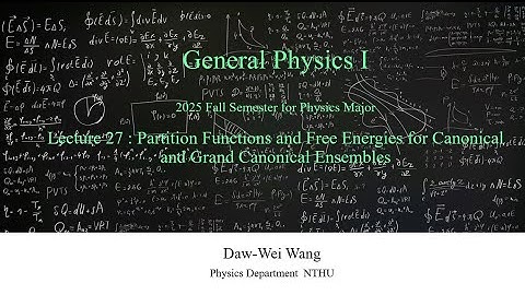 27-2 Partition Functions, Free Energies, and Fluctuations in Canonical and Grand Canonical Ensemble