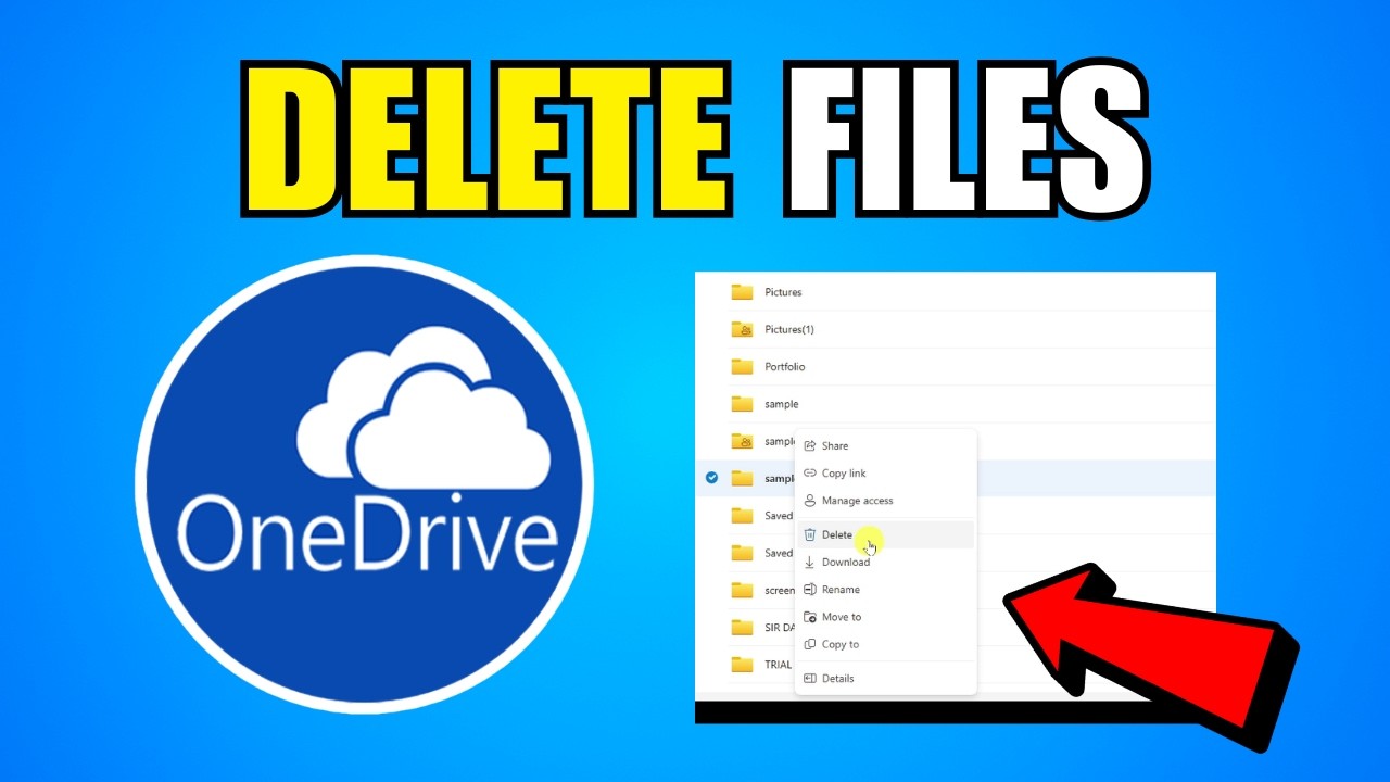 How To Delete Files In OneDrive (2026) (Complete Guide) - YouTube