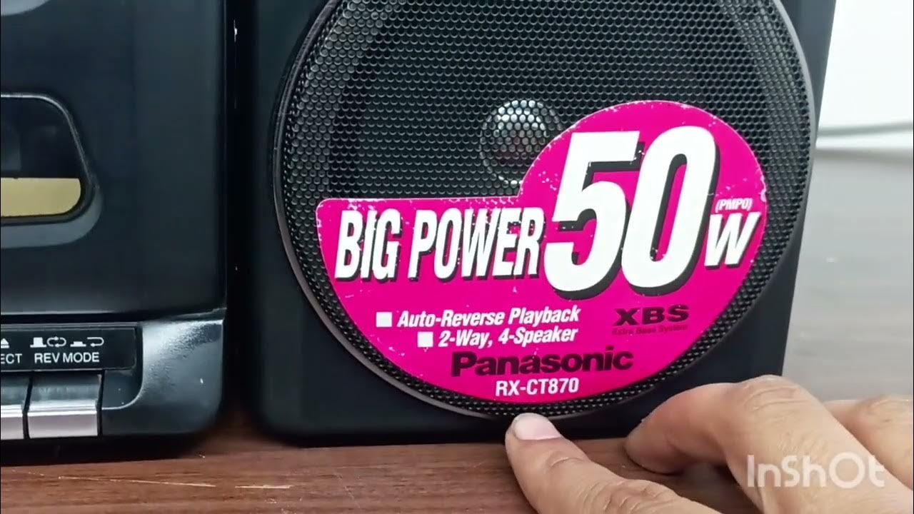 Panasonic rxct870 stereo tape recorder about in hindi. sold out in mp