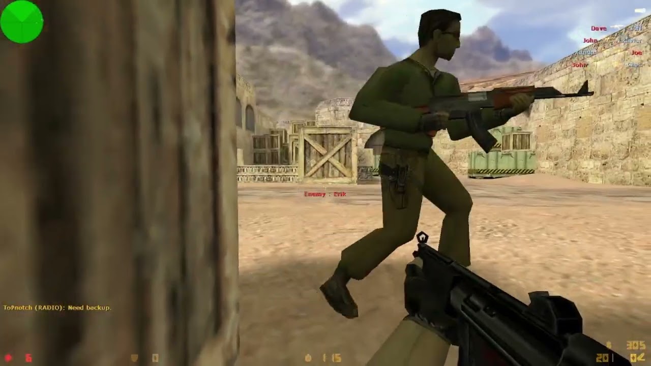 Playing CS 1.6 again..