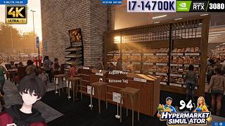 182M in Hypermarket Simulator #94 Road To Lv 150 Easy Fast Money RTX3080 i7-14700K +Reshade