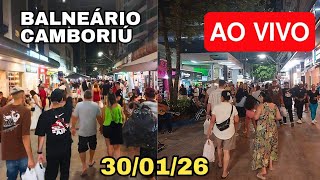 🔴 Balneário Camboriú ao vivo 30/01/26 | Praia Central, clima do dia e movimento da cidade! #anabc