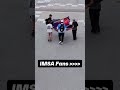 IMSA fans going the distance! Huge props to Crowdstrike Racing for giving these lads the decklid.