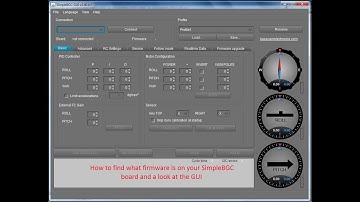 SimpleBGC and how to find which Firmware you have.