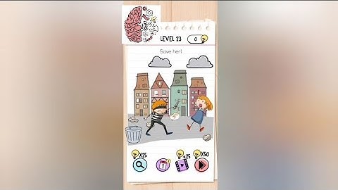 Brain test tricky puzzles level 23 walkthrough