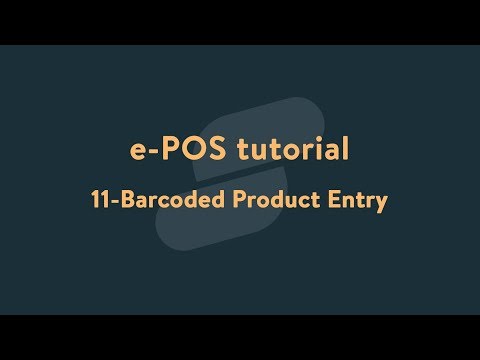 11-Barcoded Product Entry