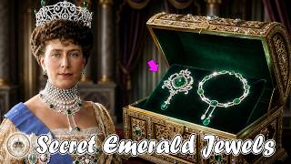 Hidden Mystery Inside Queen Mary's Dazzling Royal Emerald Jewels Is Revealed After 100 Year