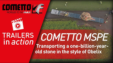 Transporting a one-billion-year-old stone on a SPMT combination