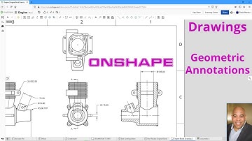 Onshape - Drawings - Geometric Annotations