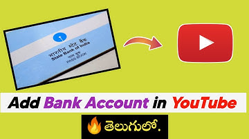 how to add Bank Account in YouTube Telugu | how to link bank account in youtube