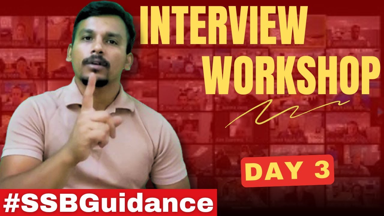 3rd Day SSB interview workshop by Shashank sir [ full detailed ...
