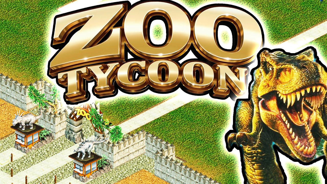 ZOO TYCOON 1 COMPLETE COLLECTION Pc Base Game + Dinosaur Digs & Marine  Mania