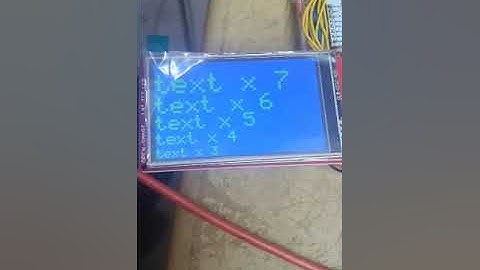 Controlling a 3 inch TFT screen with the PIC18F4550