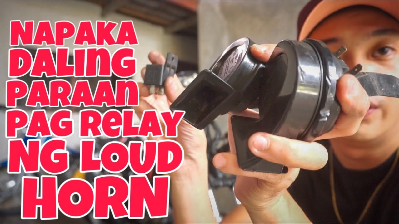 LOUD HORN WITH RELAY INSTALLATION