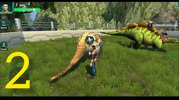 Dino Tamers - Jurassic World MMO gameplay walkthrough part 2 (IOS/ANDROID)