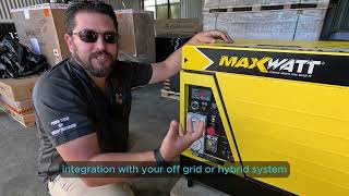 MaxWatt 8500SD 7kva Diesel Auto Start Generator Showcase