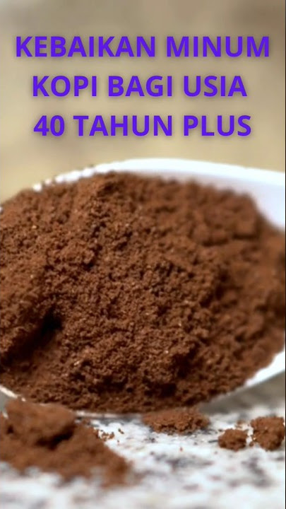 Siapa Bilang Bahaya? Terbukti Banyak Kebaikan Minum Kopi Bagi Usia 40 Plus #kopi #manfaatkopi #fit