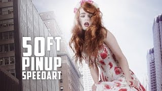 50ft Pinup Speedart - Photoshop