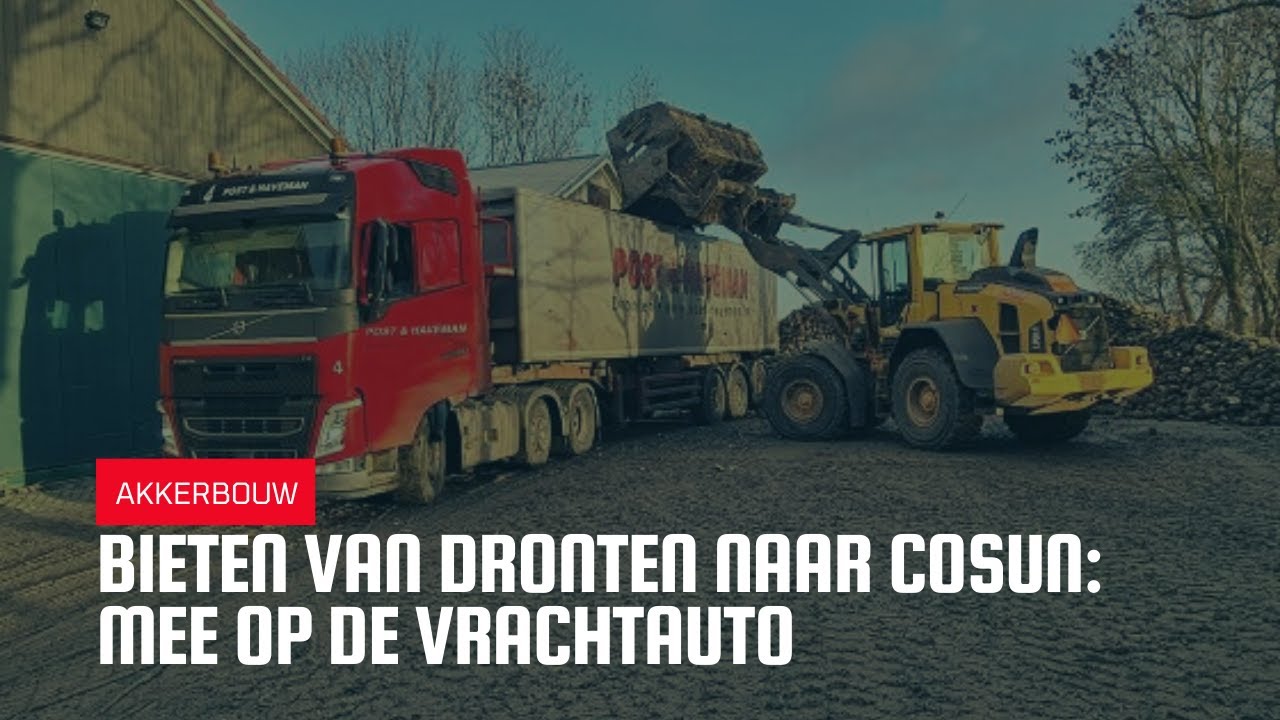 Meerijden met lading suikerbieten naar Cosun