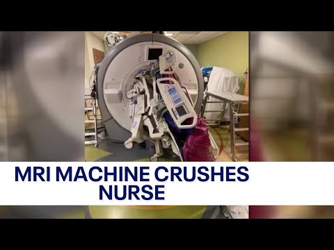 Nurse crushed by accident with MRI machine