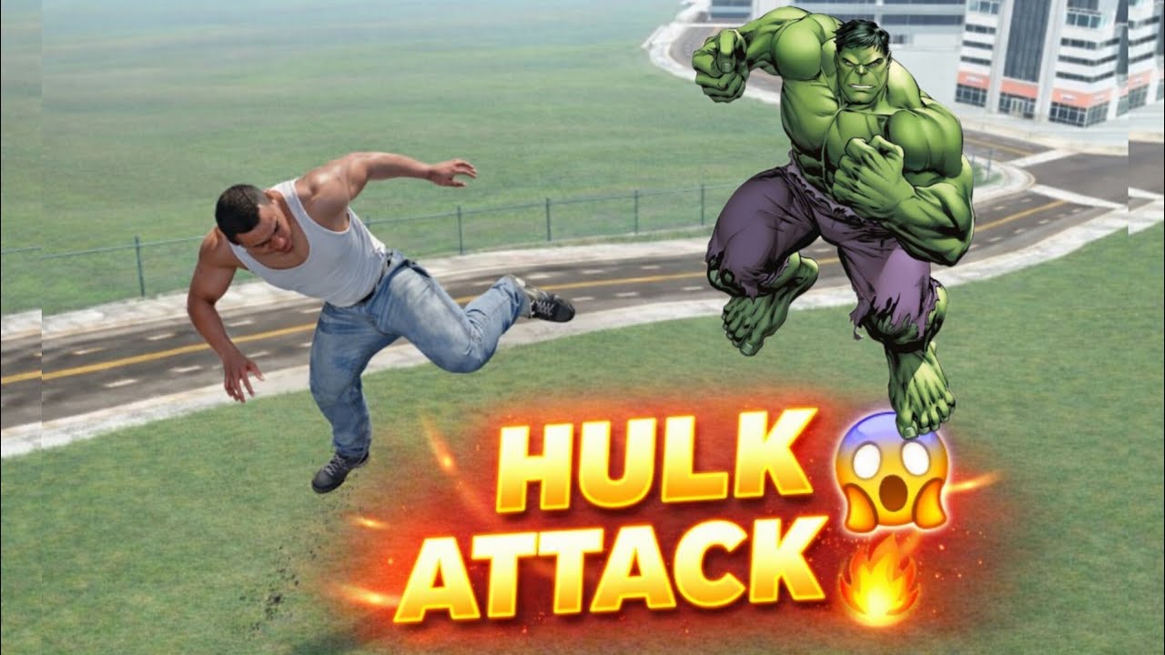 HULK ATTACK! Franklin vs Hulk — City Saved in Indian Bike Driving 3D | Ayz44