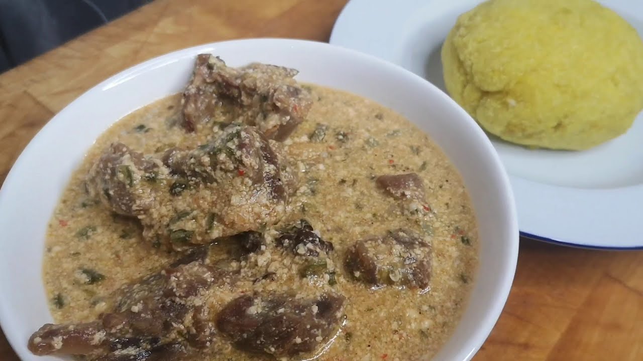 HOW TO COOK CAMEROON EGUSSI OKRO SOUP YouTube