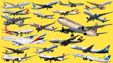 Super LARGE AIRCRAFT: TOP 20 Largest Passenger Aircraft in the World | Boeing, Airbus