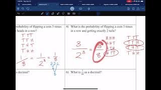 MathCounts HW for 10/21