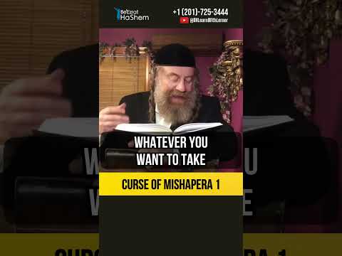 1️⃣ Curse of Mishapera 💵 Ethical Dealings in Jewish Law #Torah #shorts