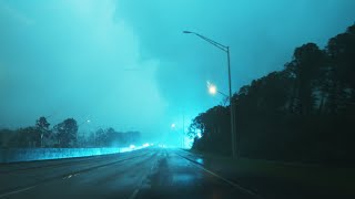 TORNADO CROSSING i12 IN LOUISIANA! - Slidell, LA 4/10/2024