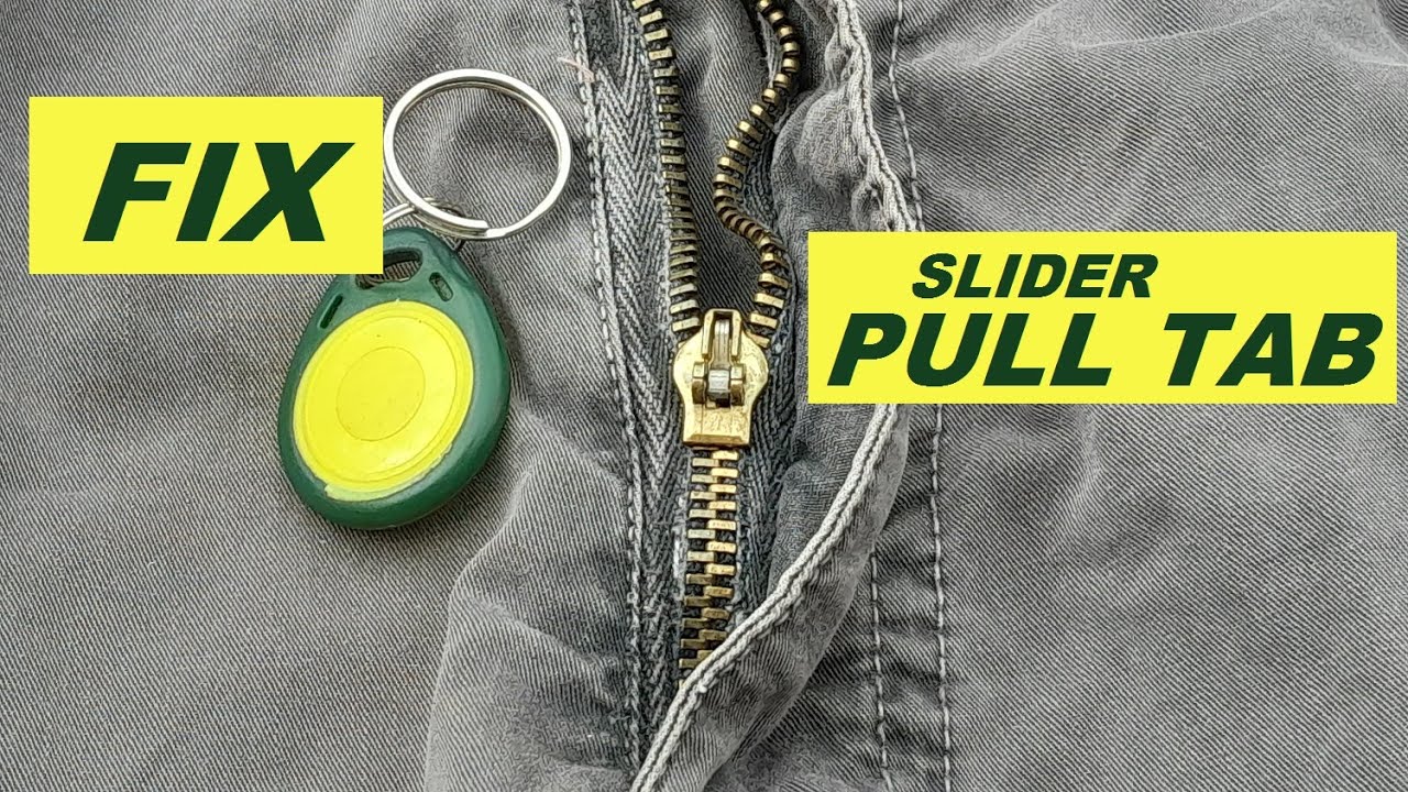 How to Fix a Zipper Pull – Repair a Zipper Without Replacing It in Just 2  Minutes! 