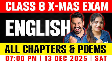 Class 8 English Christmas Exam | All Chapters & Poems | Exam Winner