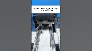 Large round plate surface polishing machine