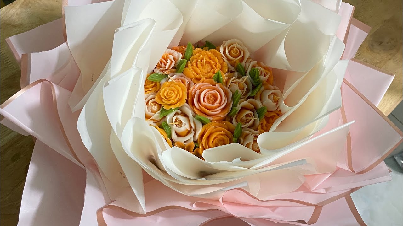 bó hoa rau câu ,đơn giản dễ dàng #bohoa #raucauhoanoi #thuynguyen&family #ASRM #chinhphucmonan