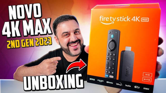 Fire Stick Tv 4k Max 8gb 3º Ger. 2gb Ram Lançamento