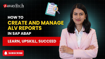 How to Create and Manage ALV Reports in SAP ABAP | ZaranTech