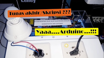 Sistem Kontrol Alat-Alat Eletronik Dengan Konektivitas SMS Gateway Berbasis Arduino Uno R3