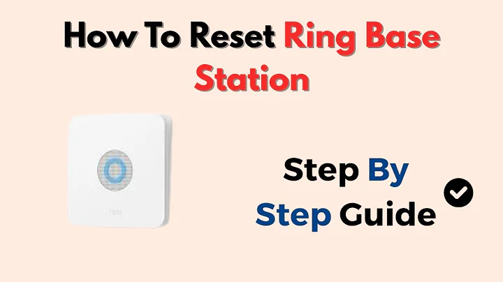 How To Reset Ring Base Station (2025 Setup, Reconnect, And Troubleshooting)