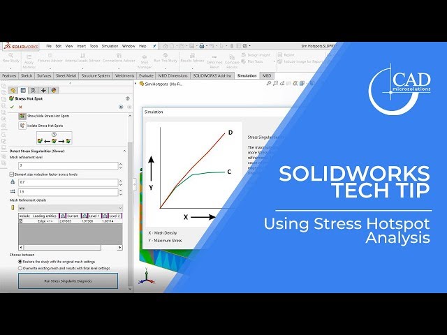 2019 SolidWorks - Assessing Stress Hot Spots