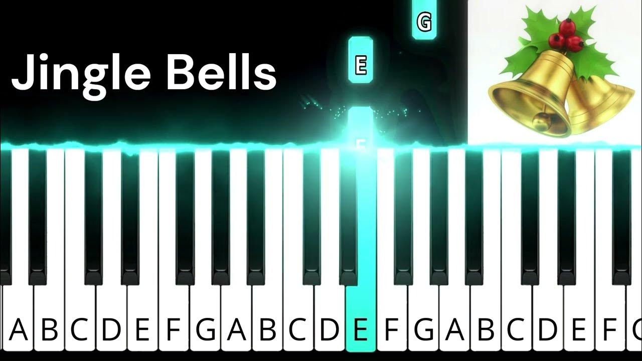 Jingle Bells Alpha Notes 5 finger - Easy Piano - Digital Sheet Music